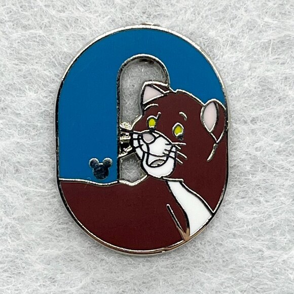 🔮 5/$25 Disney Alphabet O For‎ O'Malley Aristocats Pin - Picture 1 of 2